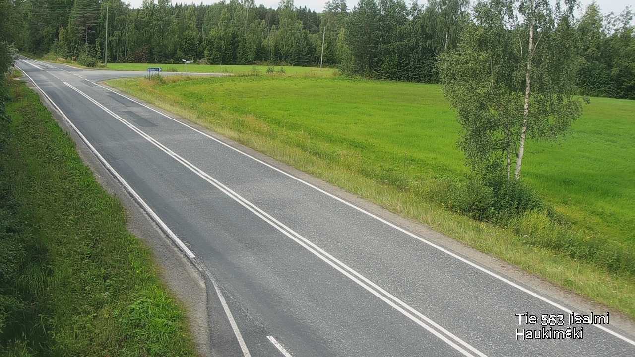 Weather Camera Image Väg 573 Iidensalmi, Haukimäki, Iisalmi, Pohjois-Savo