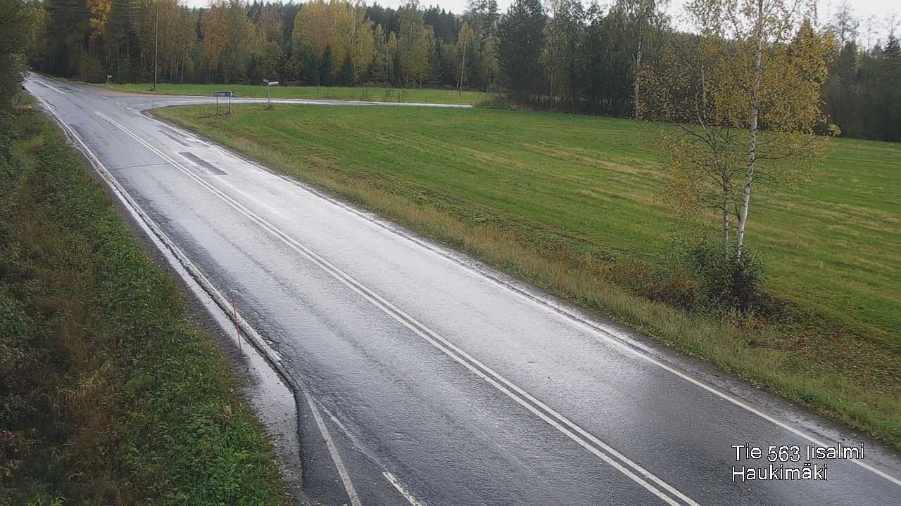 Weather Camera Image Väg 573 Iidensalmi, Haukimäki, Iisalmi, Pohjois-Savo