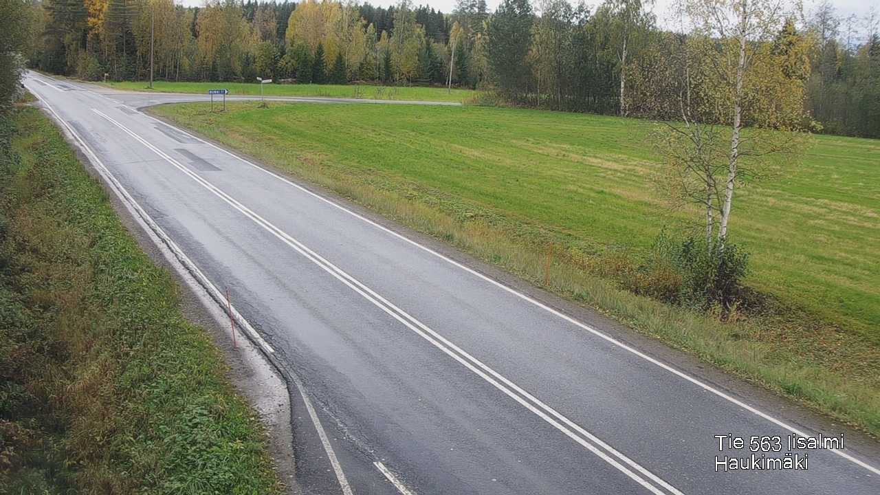 Weather Camera Image Väg 573 Iidensalmi, Haukimäki, Iisalmi, Pohjois-Savo