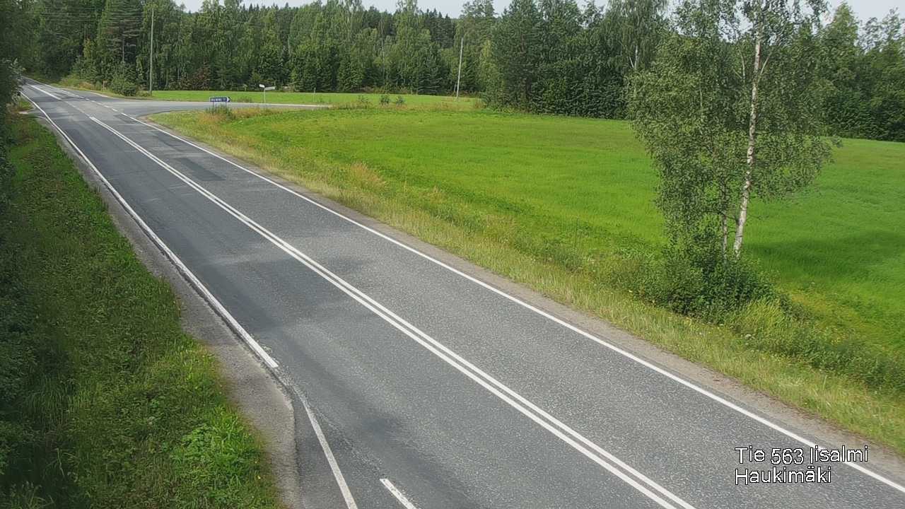 Weather Camera Image Väg 573 Iidensalmi, Haukimäki, Iisalmi, Pohjois-Savo