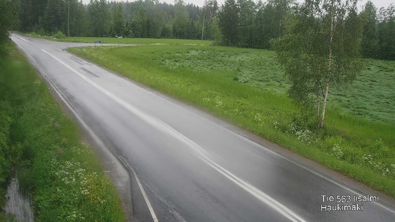 Weather Camera Image Väg 573 Iidensalmi, Haukimäki, Iisalmi, Pohjois-Savo