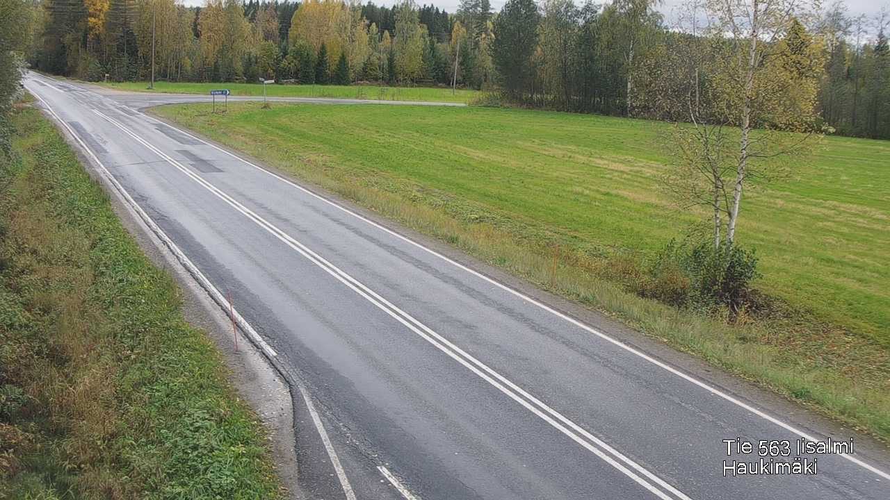 Weather Camera Image Väg 573 Iidensalmi, Haukimäki, Iisalmi, Pohjois-Savo