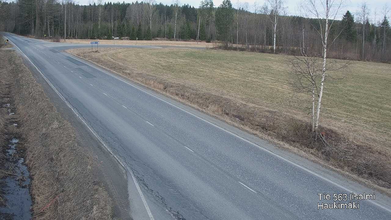 Weather Camera Image Väg 573 Iidensalmi, Haukimäki, Iisalmi, Pohjois-Savo