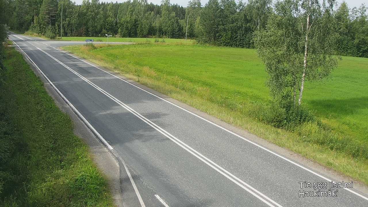 Weather Camera Image Väg 573 Iidensalmi, Haukimäki, Iisalmi, Pohjois-Savo