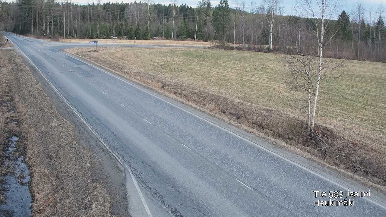 Weather Camera Image Väg 573 Iidensalmi, Haukimäki, Iisalmi, Pohjois-Savo