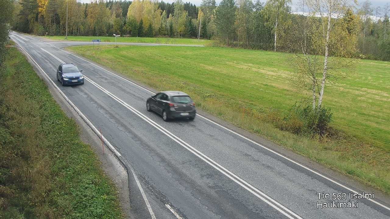 Weather Camera Image Väg 573 Iidensalmi, Haukimäki, Iisalmi, Pohjois-Savo