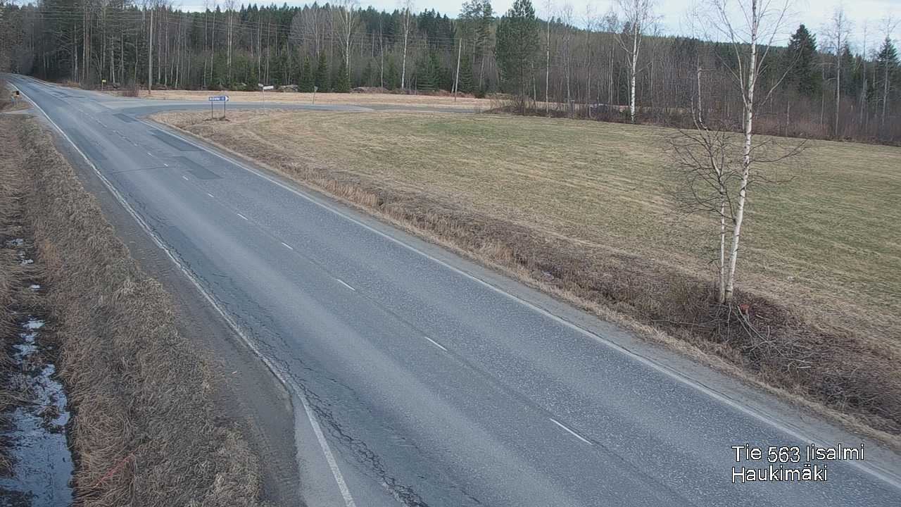 Weather Camera Image Väg 573 Iidensalmi, Haukimäki, Iisalmi, Pohjois-Savo