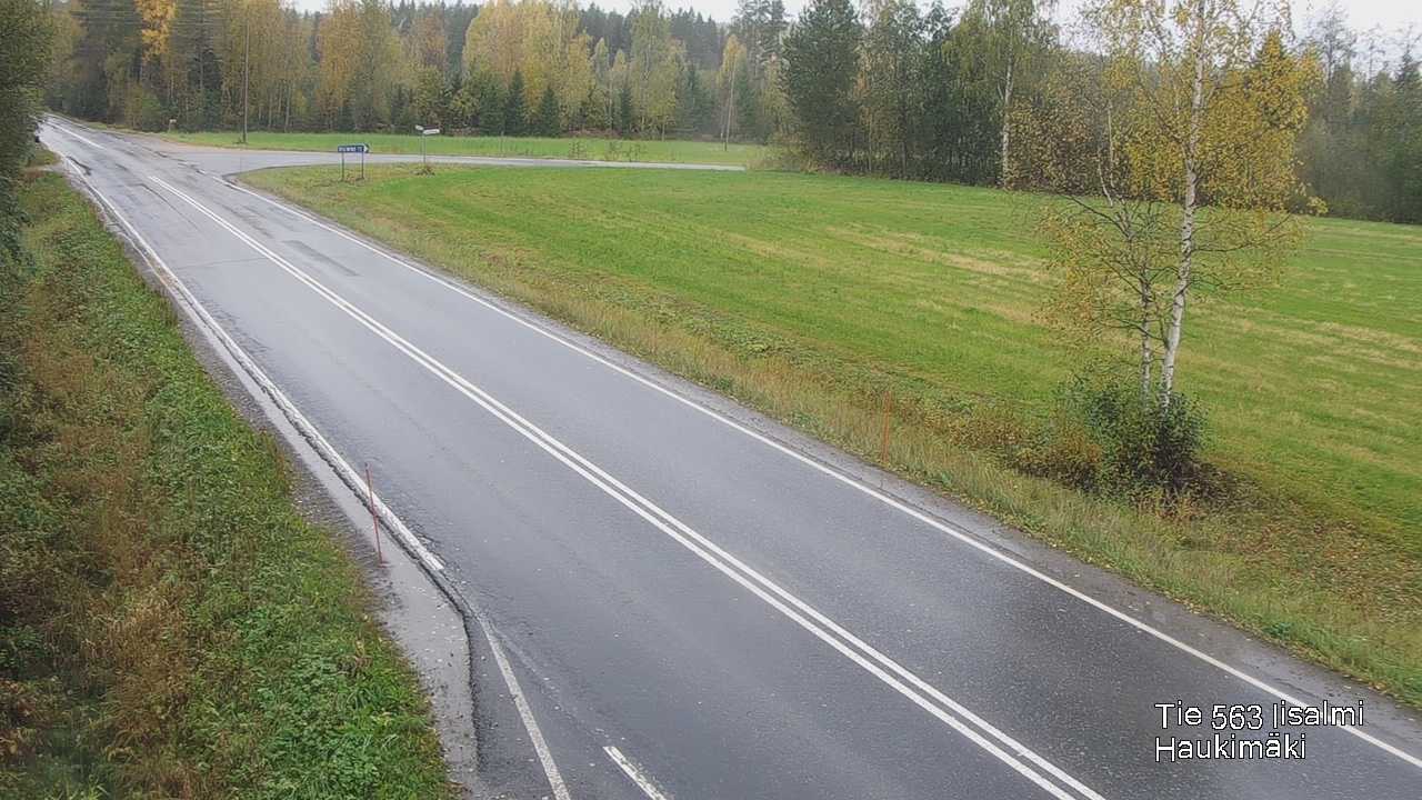 Weather Camera Image Väg 573 Iidensalmi, Haukimäki, Iisalmi, Pohjois-Savo