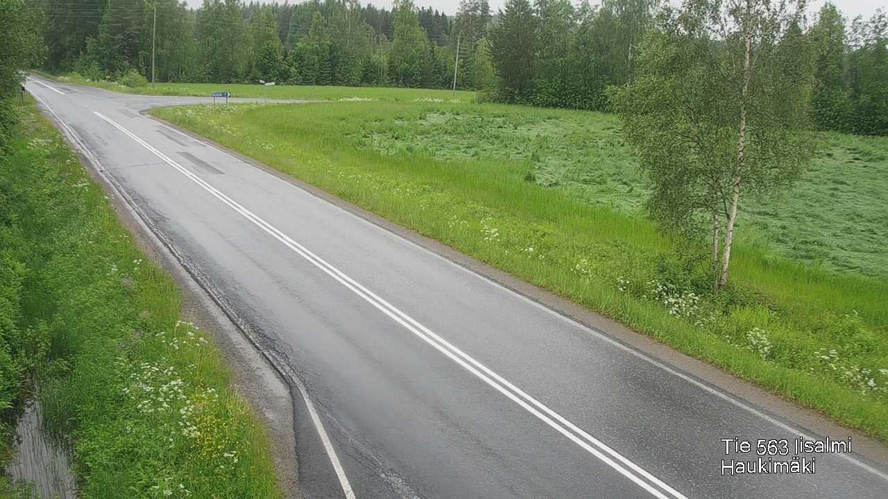 Weather Camera Image Väg 573 Iidensalmi, Haukimäki, Iisalmi, Pohjois-Savo