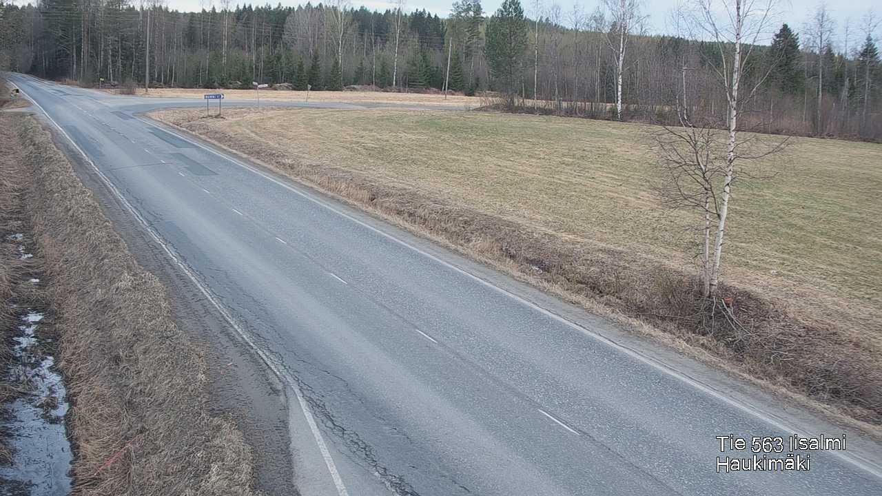 Weather Camera Image Väg 573 Iidensalmi, Haukimäki, Iisalmi, Pohjois-Savo