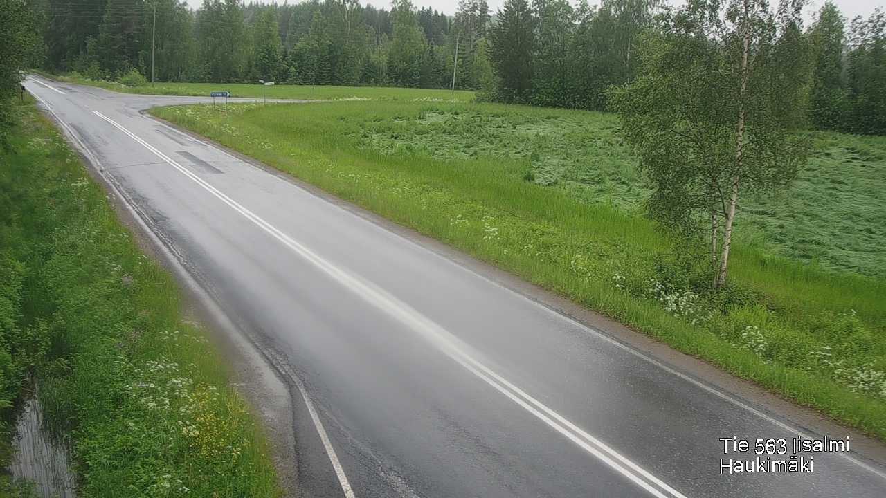 Weather Camera Image Väg 573 Iidensalmi, Haukimäki, Iisalmi, Pohjois-Savo