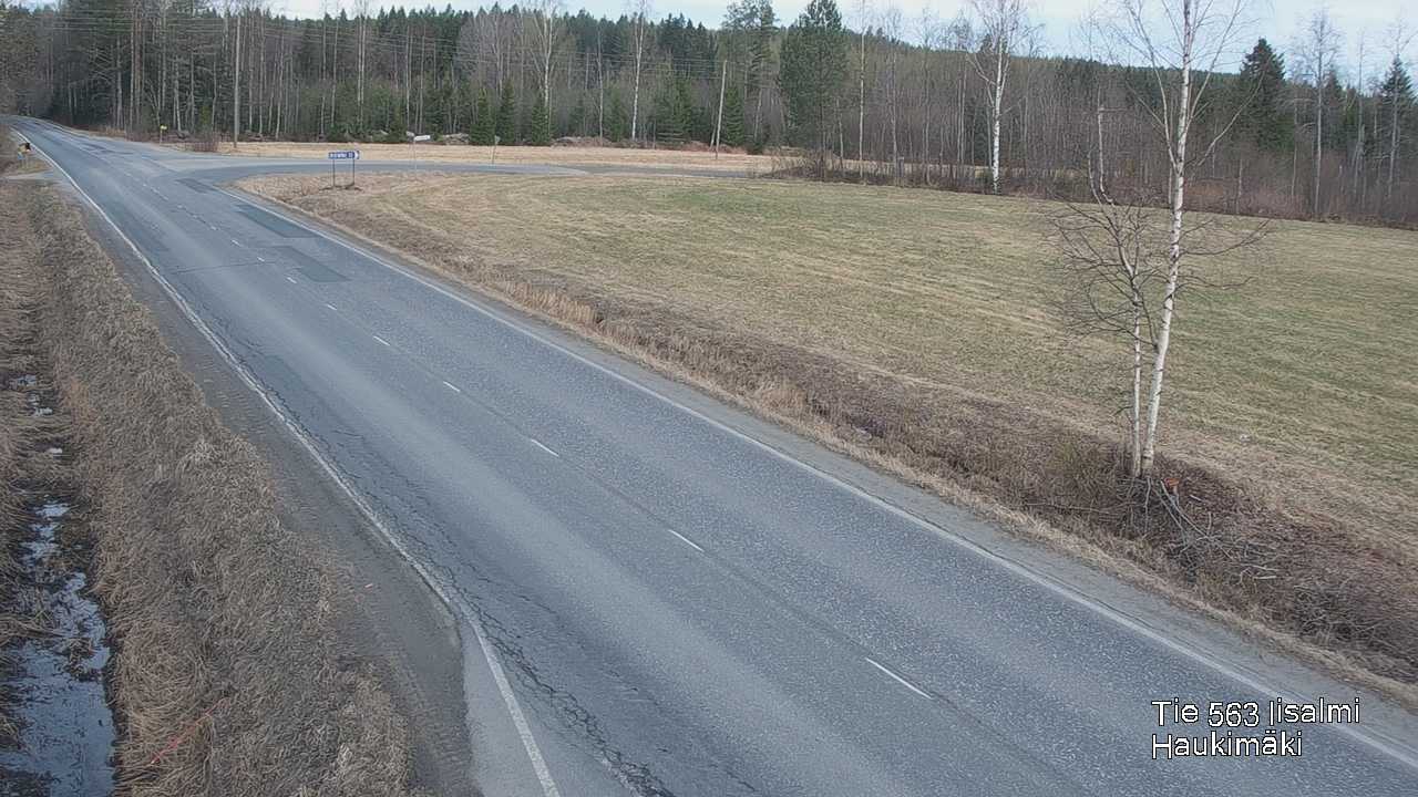 Weather Camera Image Väg 573 Iidensalmi, Haukimäki, Iisalmi, Pohjois-Savo