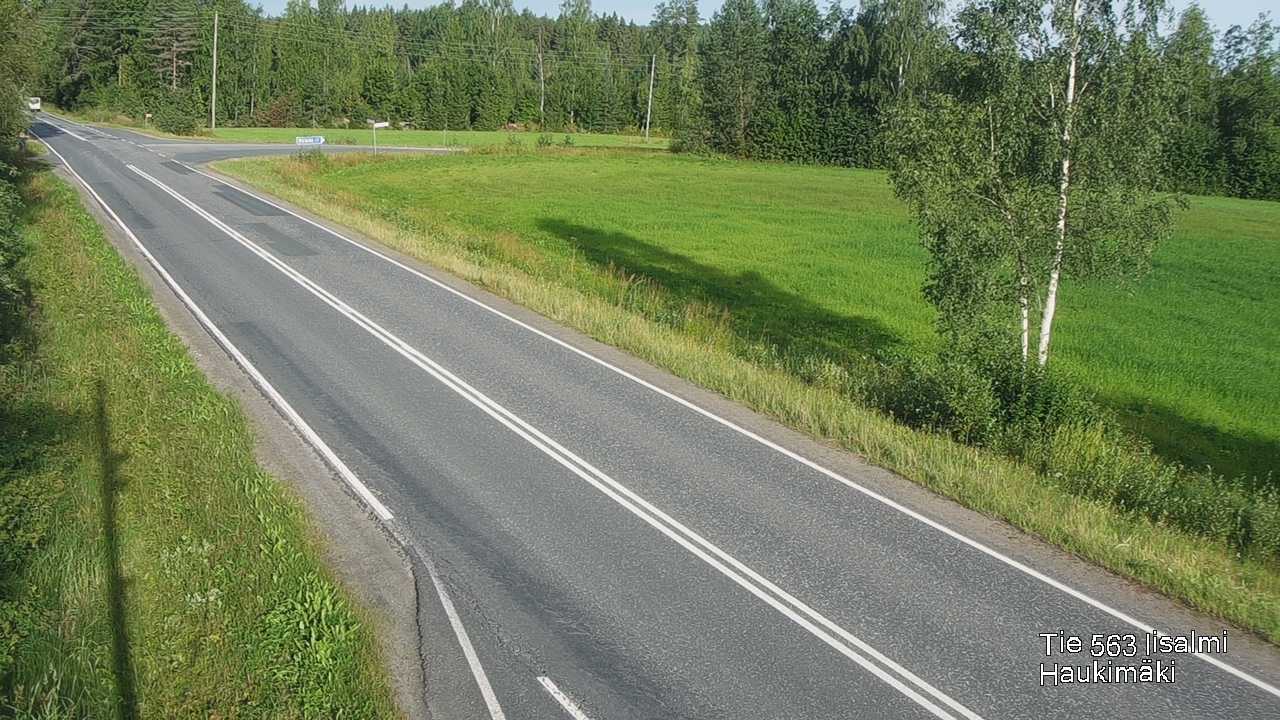 Weather Camera Image Väg 573 Iidensalmi, Haukimäki, Iisalmi, Pohjois-Savo