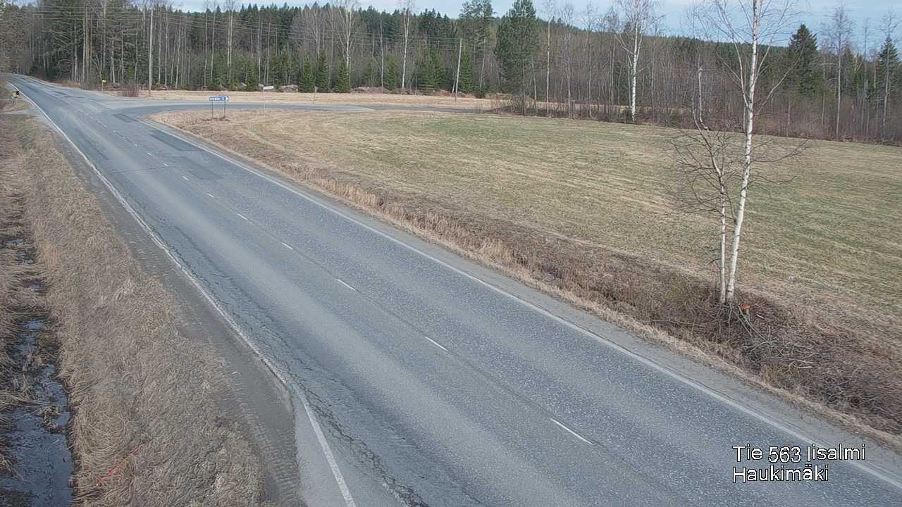 Weather Camera Image Väg 573 Iidensalmi, Haukimäki, Iisalmi, Pohjois-Savo