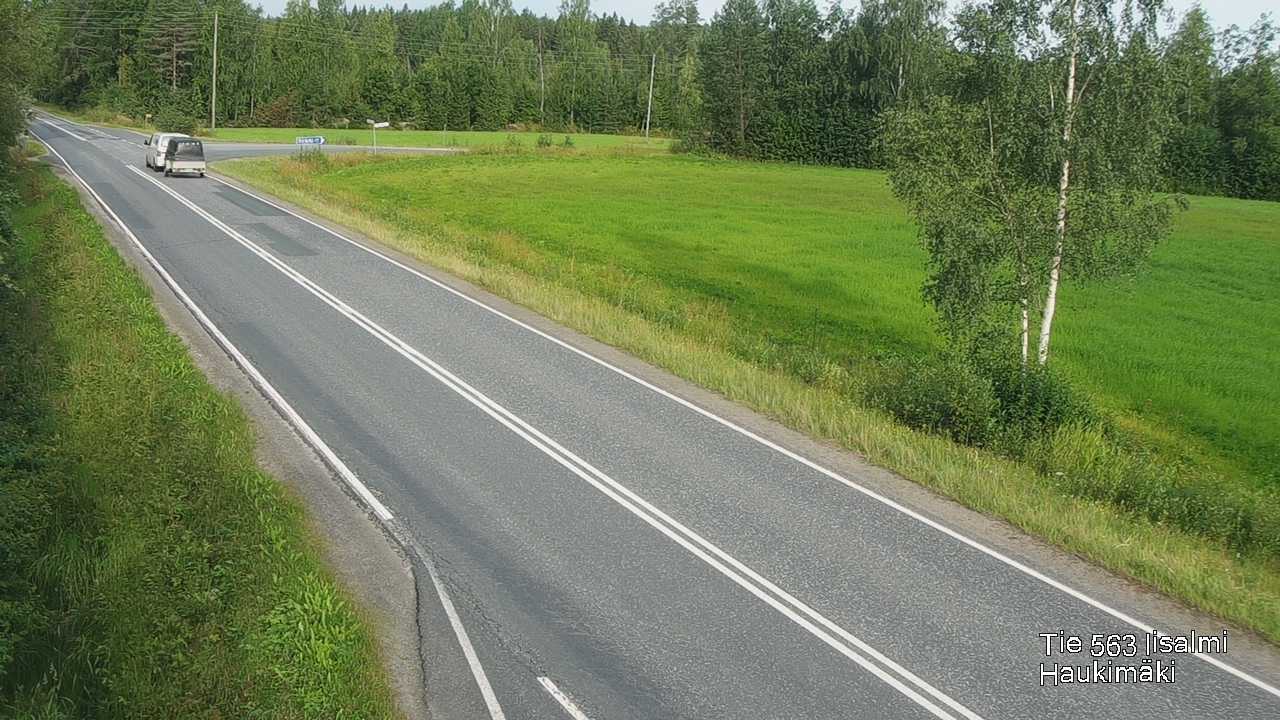 Weather Camera Image Väg 573 Iidensalmi, Haukimäki, Iisalmi, Pohjois-Savo