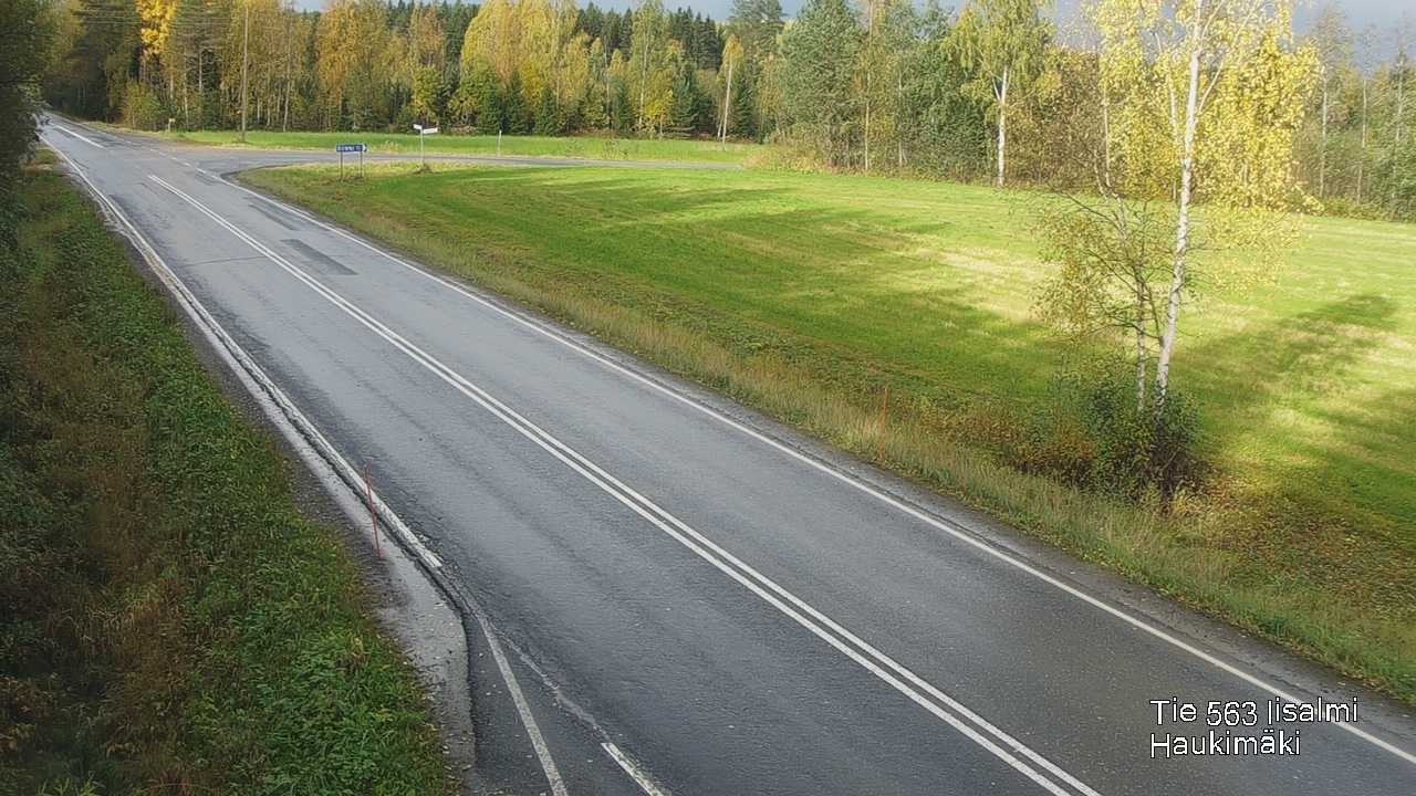 Weather Camera Image Väg 573 Iidensalmi, Haukimäki, Iisalmi, Pohjois-Savo