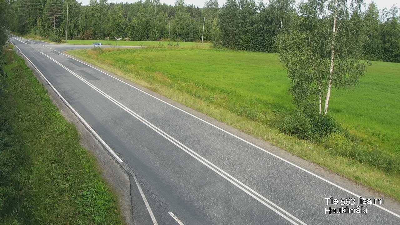 Weather Camera Image Väg 573 Iidensalmi, Haukimäki, Iisalmi, Pohjois-Savo
