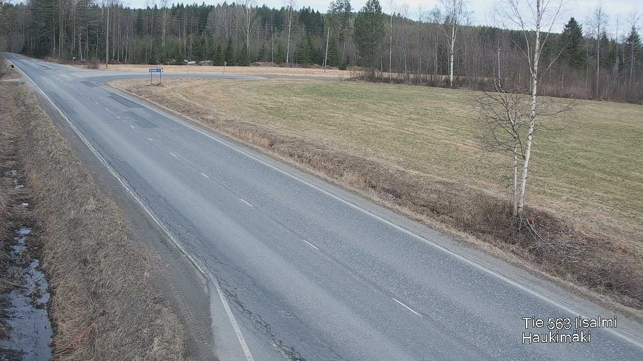 Weather Camera Image Väg 573 Iidensalmi, Haukimäki, Iisalmi, Pohjois-Savo