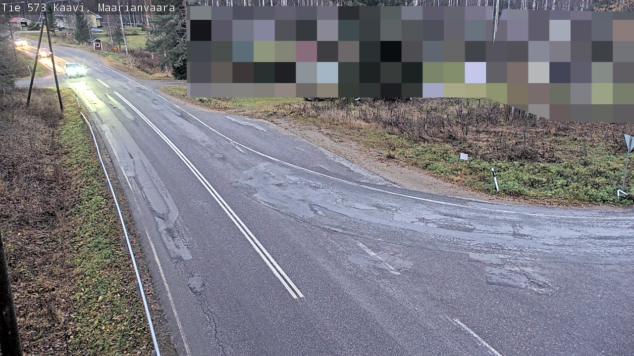 Weather Camera Image Väg 573 Kaavi, Maarianvaara, Kaavi, Pohjois-Savo