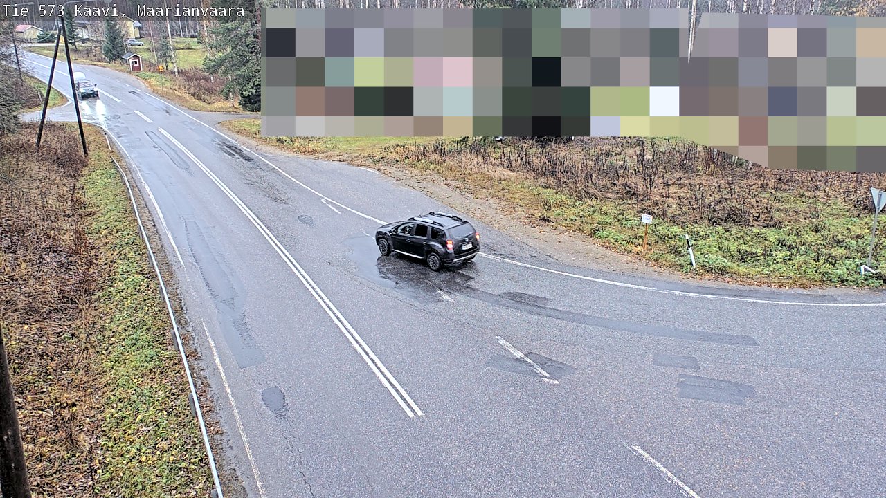 Weather Camera Image Väg 573 Kaavi, Maarianvaara, Kaavi, Pohjois-Savo