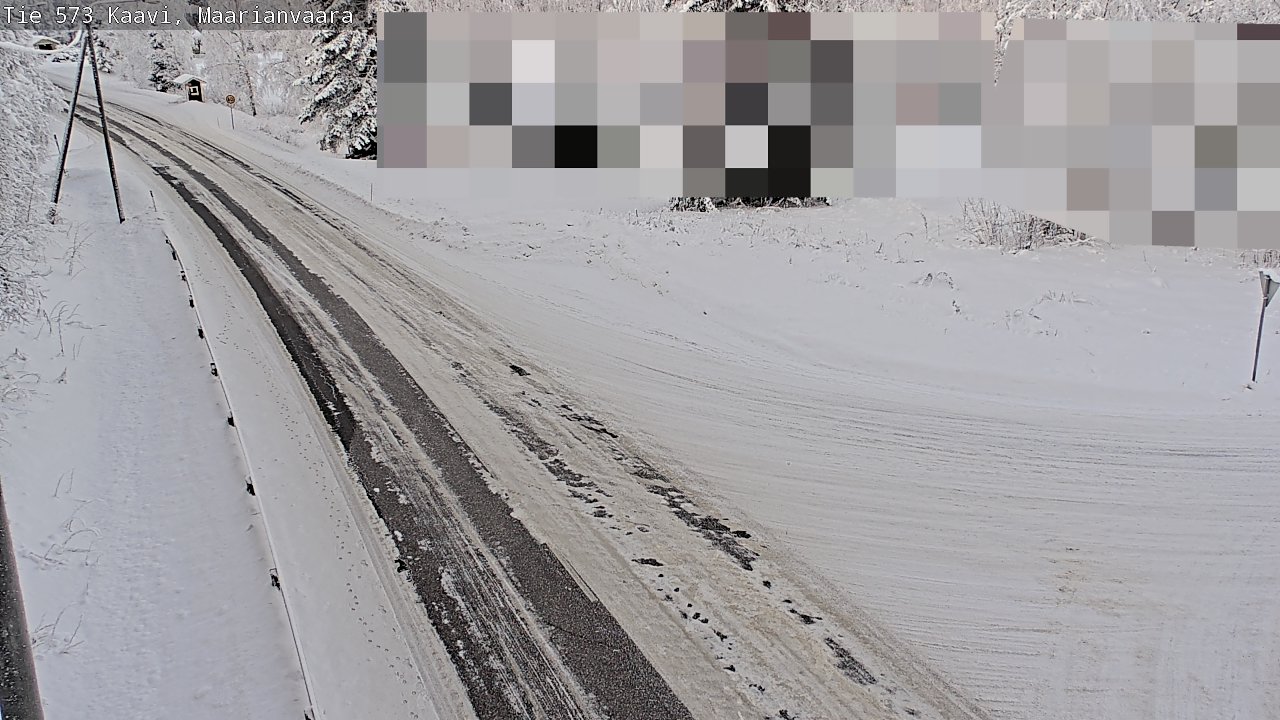 Weather Camera Image Road 573 Kaavi, Maarianvaara, Kaavi, Pohjois-Savo