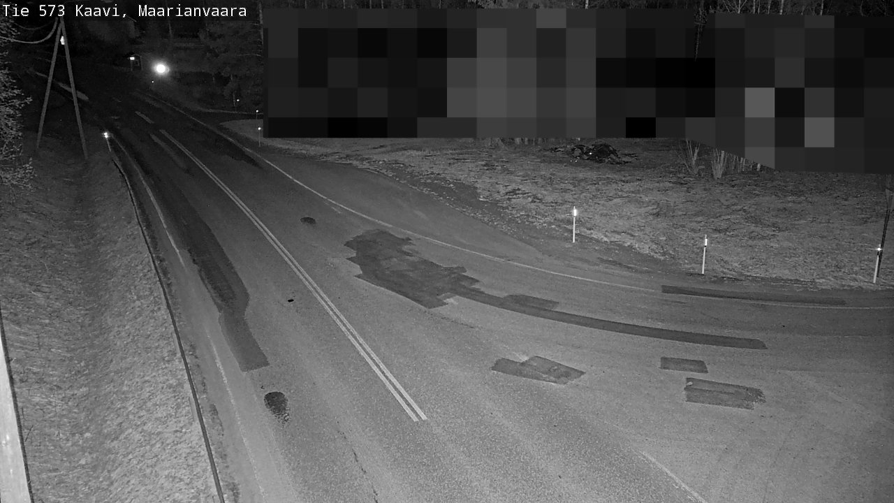 Weather Camera Image Väg 573 Kaavi, Maarianvaara, Kaavi, Pohjois-Savo