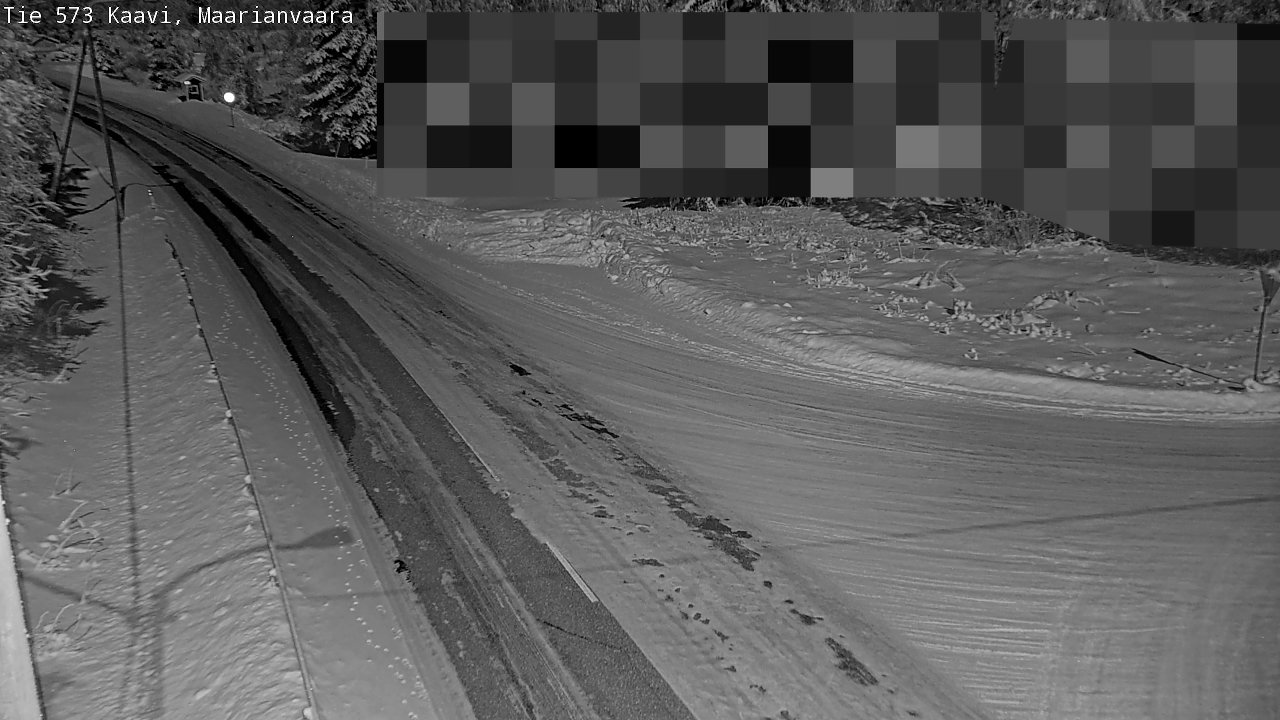 Weather Camera Image Road 573 Kaavi, Maarianvaara, Kaavi, Pohjois-Savo