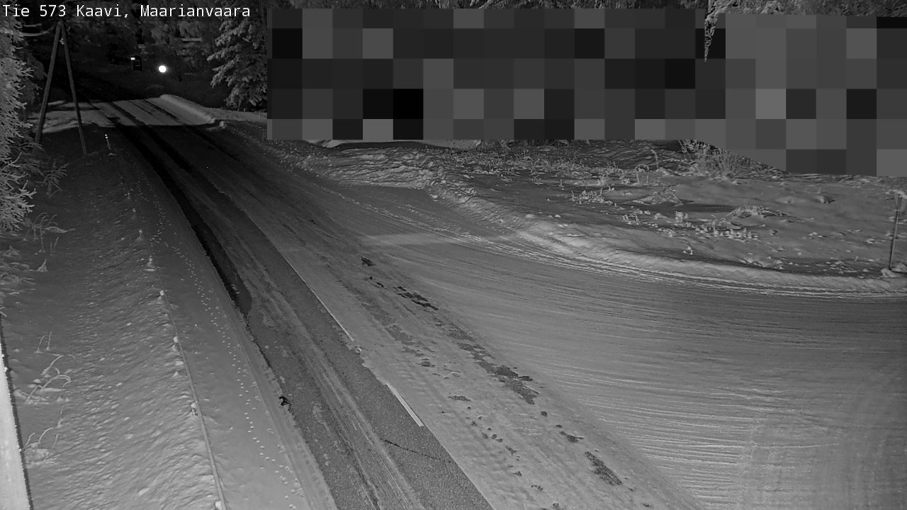 Weather Camera Image Väg 573 Kaavi, Maarianvaara, Kaavi, Pohjois-Savo