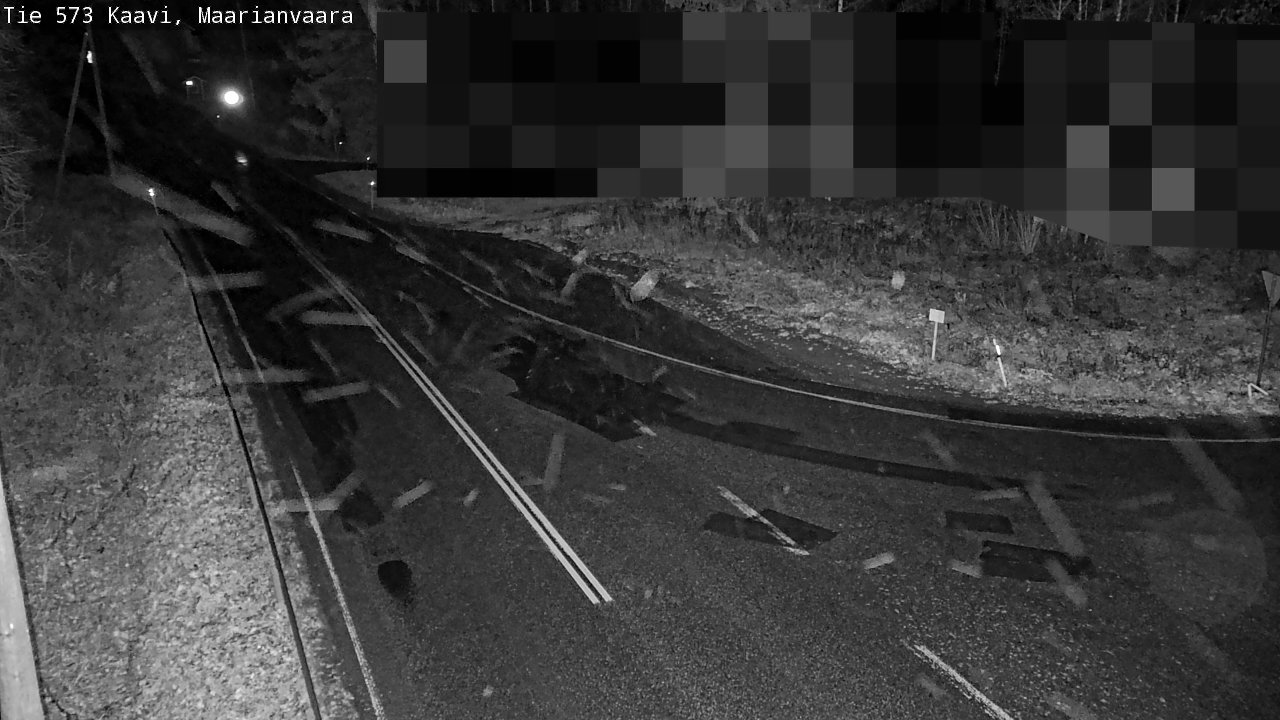 Weather Camera Image Road 573 Kaavi, Maarianvaara, Kaavi, Pohjois-Savo