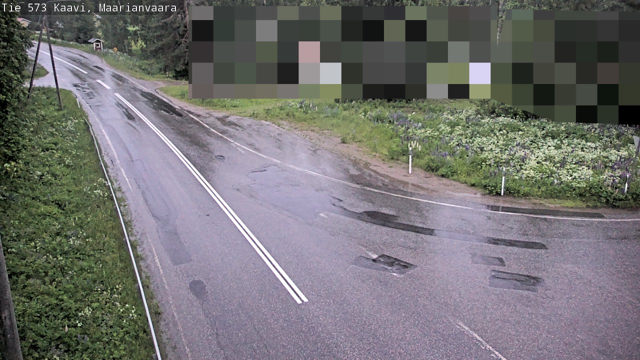 Weather Camera Image Road 573 Kaavi, Maarianvaara, Kaavi, Pohjois-Savo