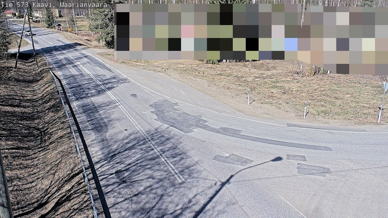 Weather Camera Image Väg 573 Kaavi, Maarianvaara, Kaavi, Pohjois-Savo