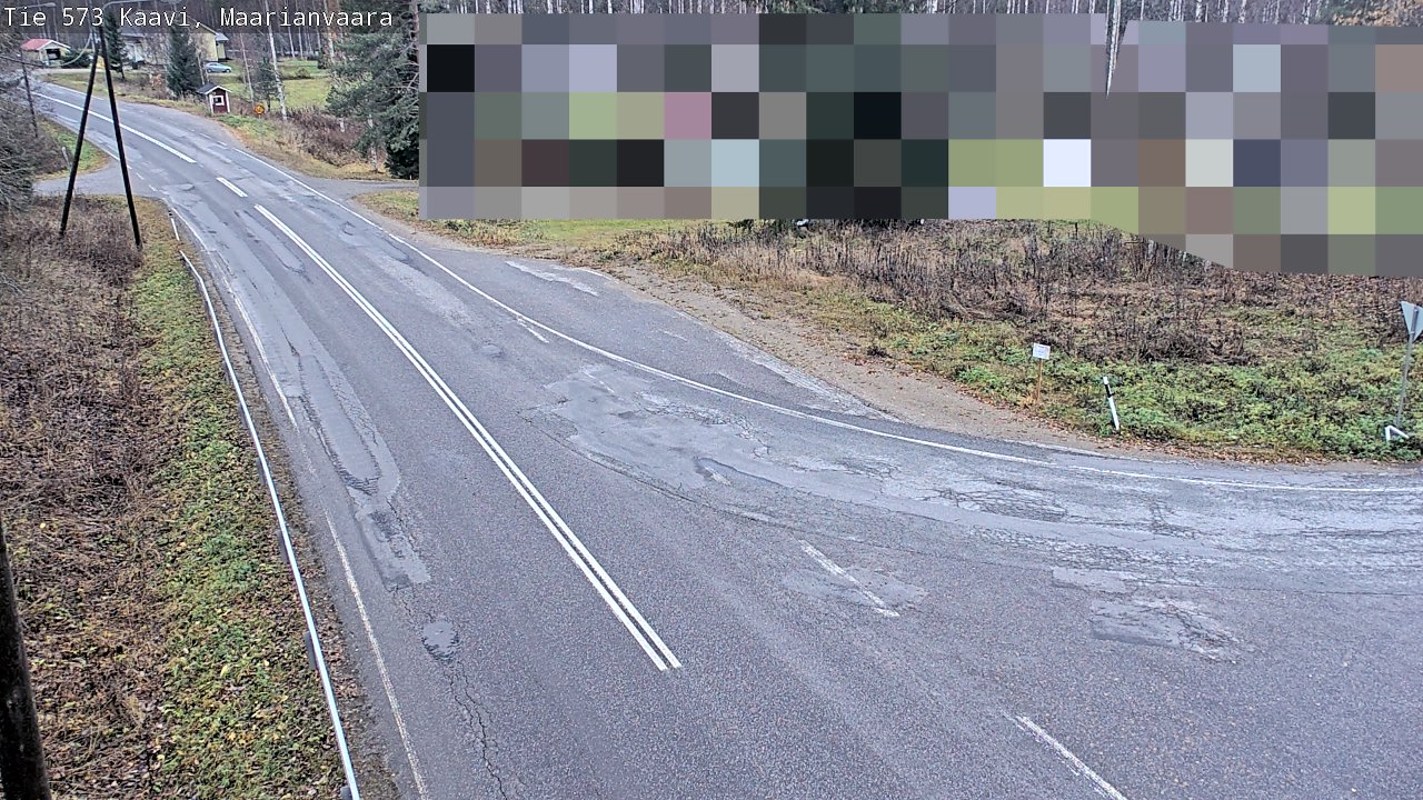 Weather Camera Image Väg 573 Kaavi, Maarianvaara, Kaavi, Pohjois-Savo