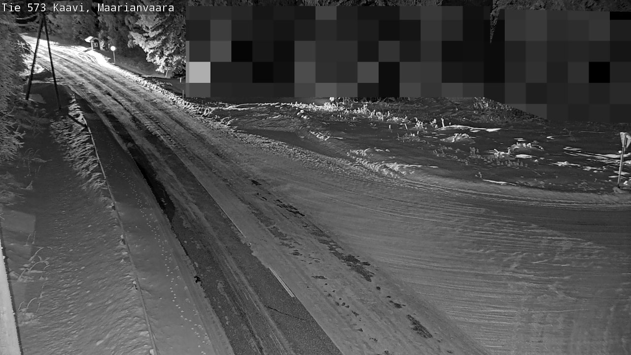 Weather Camera Image Road 573 Kaavi, Maarianvaara, Kaavi, Pohjois-Savo