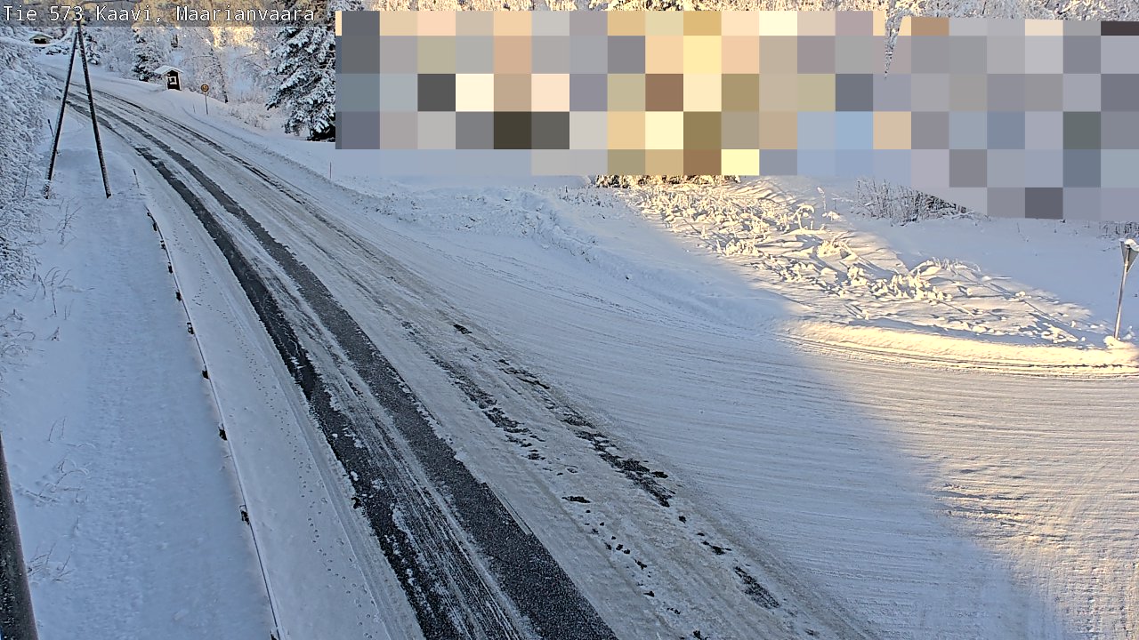 Weather Camera Image Road 573 Kaavi, Maarianvaara, Kaavi, Pohjois-Savo