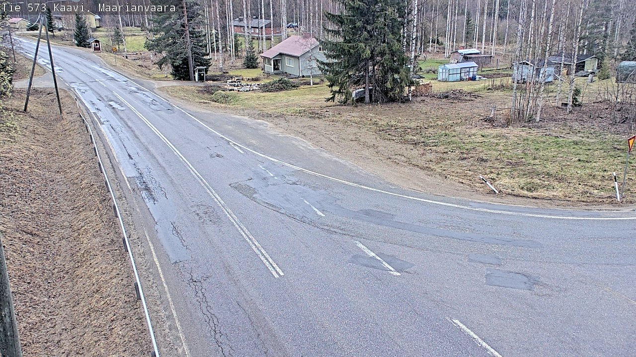 Weather Camera Image Road 573 Kaavi, Maarianvaara, Kaavi, Pohjois-Savo