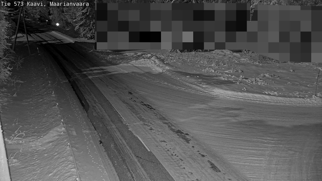 Weather Camera Image Väg 573 Kaavi, Maarianvaara, Kaavi, Pohjois-Savo