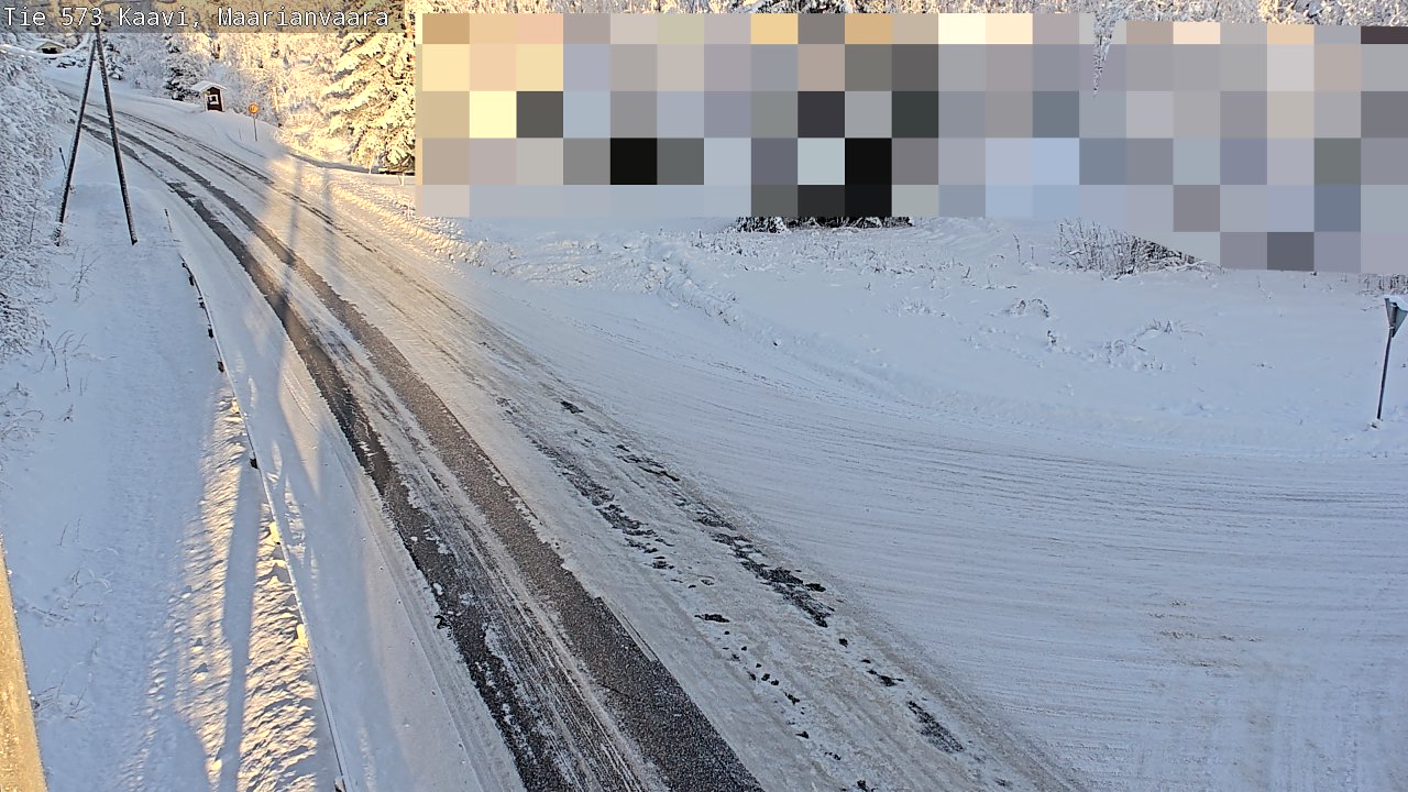 Weather Camera Image Road 573 Kaavi, Maarianvaara, Kaavi, Pohjois-Savo