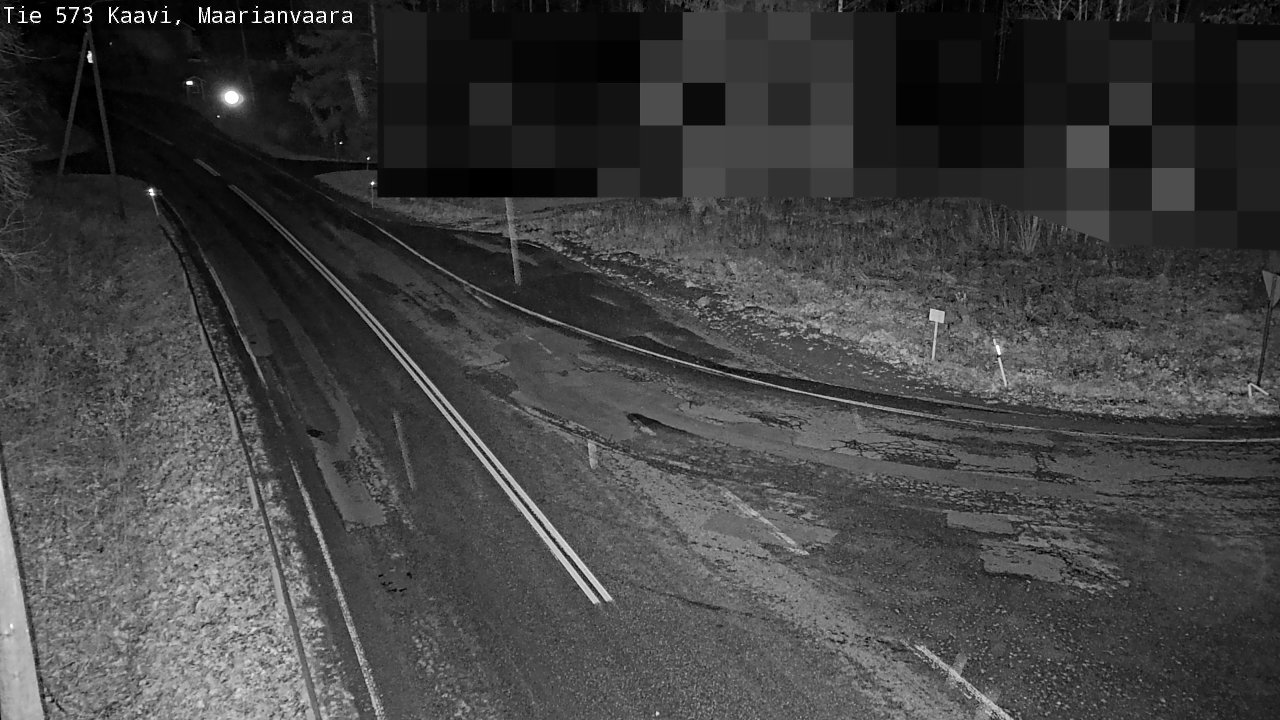 Weather Camera Image Väg 573 Kaavi, Maarianvaara, Kaavi, Pohjois-Savo