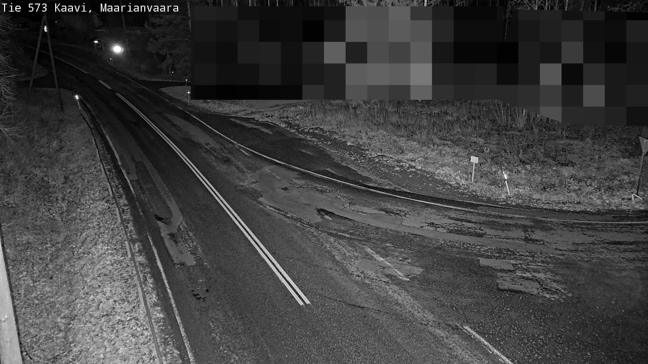 Weather Camera Image Väg 573 Kaavi, Maarianvaara, Kaavi, Pohjois-Savo