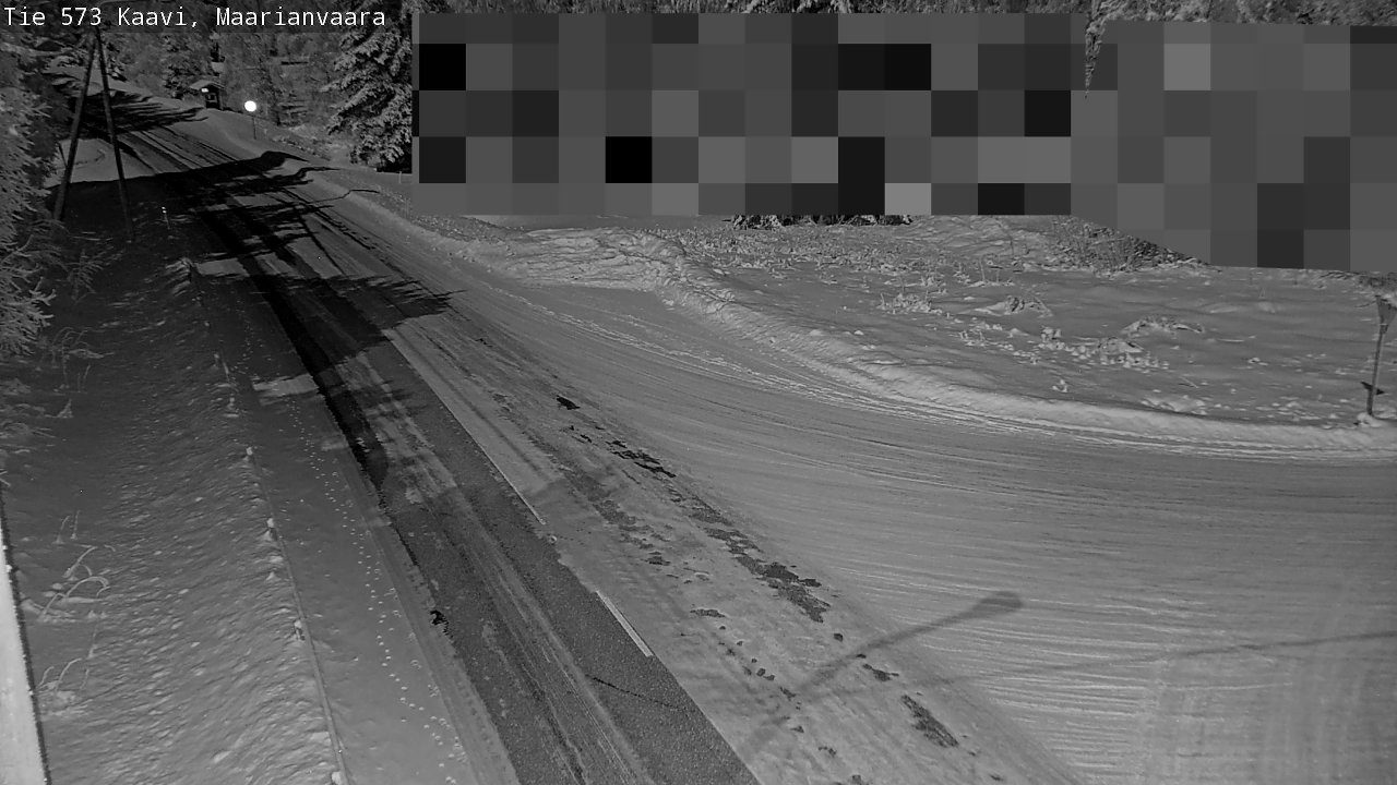 Weather Camera Image Road 573 Kaavi, Maarianvaara, Kaavi, Pohjois-Savo