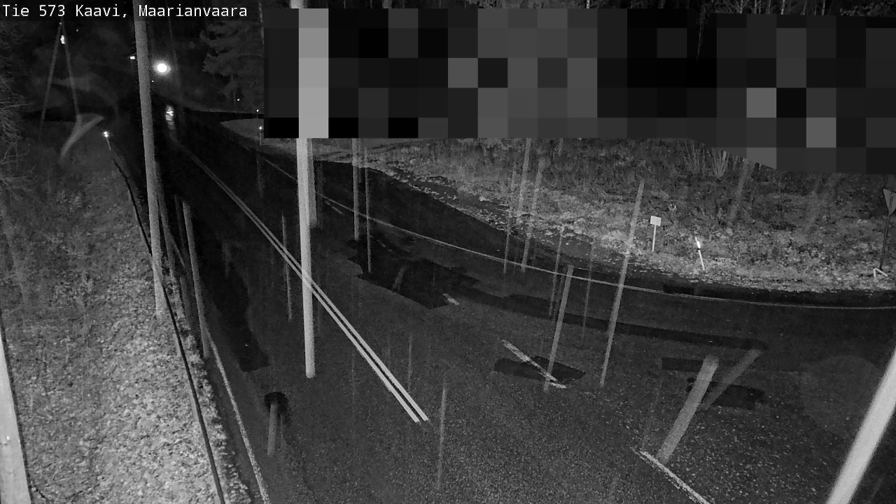 Weather Camera Image Väg 573 Kaavi, Maarianvaara, Kaavi, Pohjois-Savo