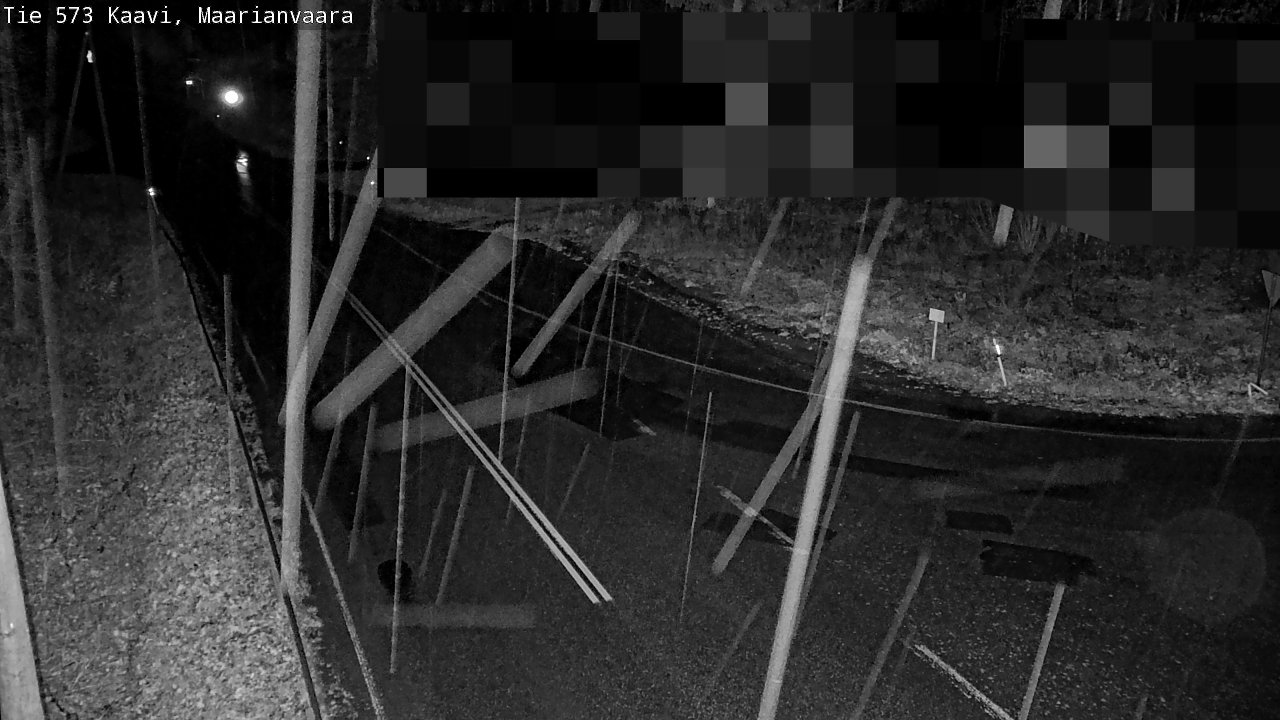 Weather Camera Image Väg 573 Kaavi, Maarianvaara, Kaavi, Pohjois-Savo