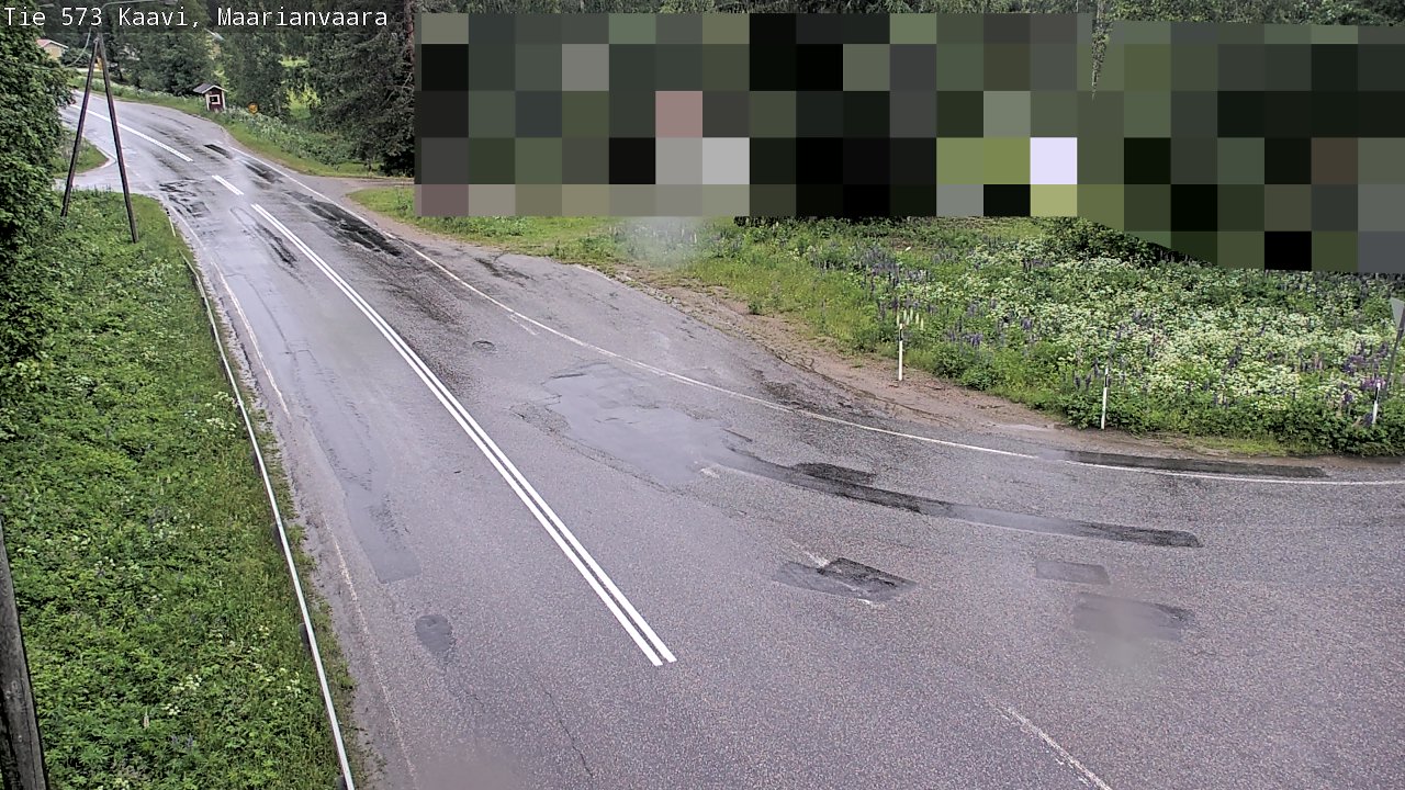 Weather Camera Image Road 573 Kaavi, Maarianvaara, Kaavi, Pohjois-Savo