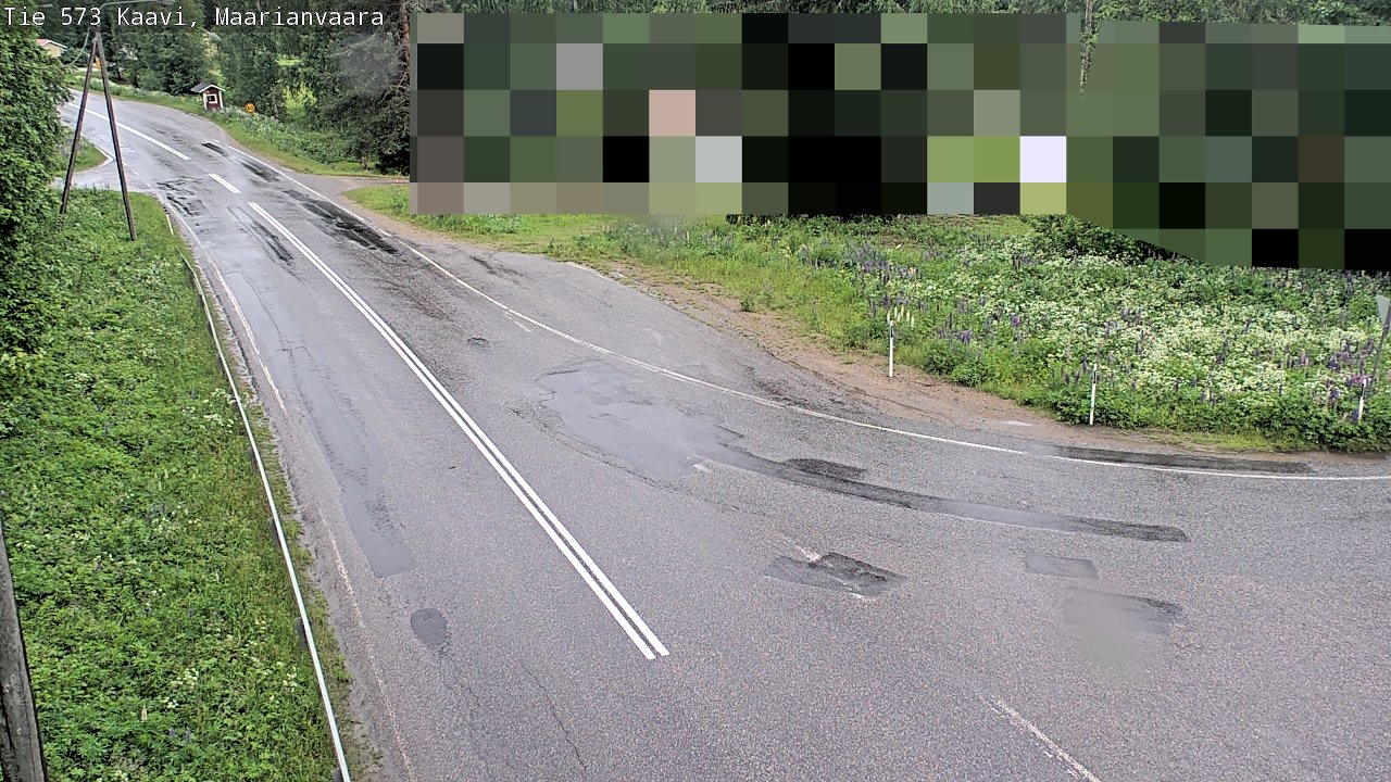 Weather Camera Image Road 573 Kaavi, Maarianvaara, Kaavi, Pohjois-Savo