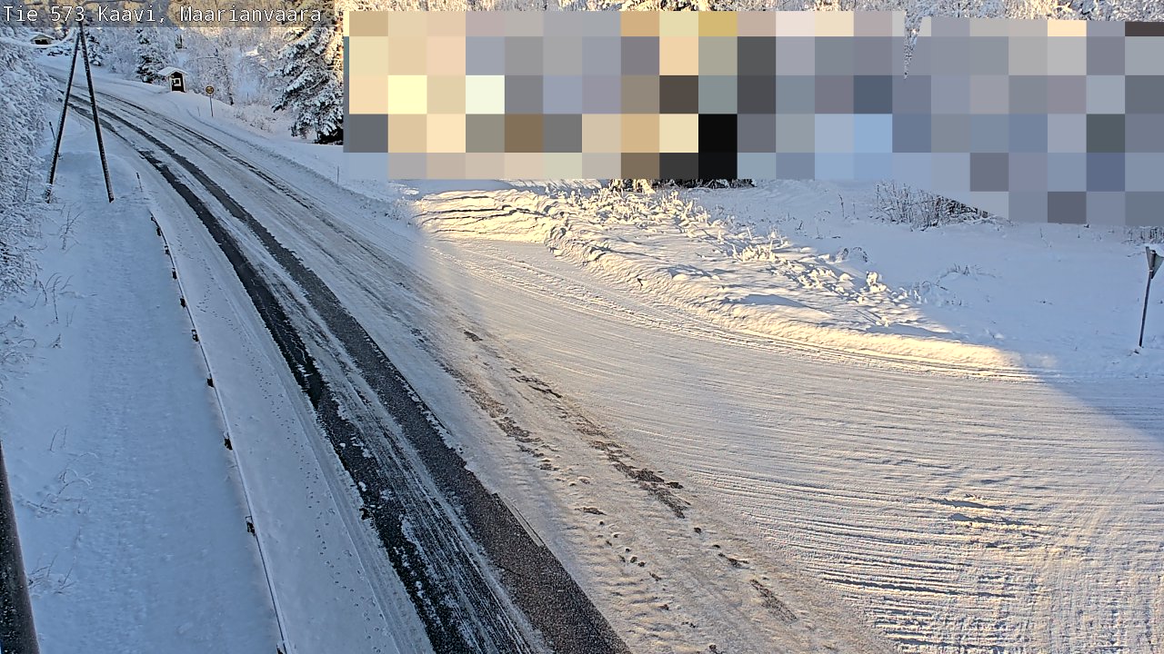 Weather Camera Image Road 573 Kaavi, Maarianvaara, Kaavi, Pohjois-Savo