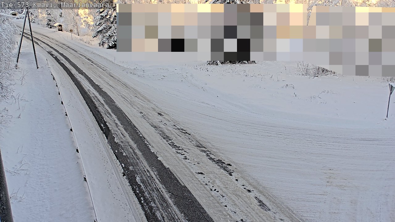 Weather Camera Image Road 573 Kaavi, Maarianvaara, Kaavi, Pohjois-Savo