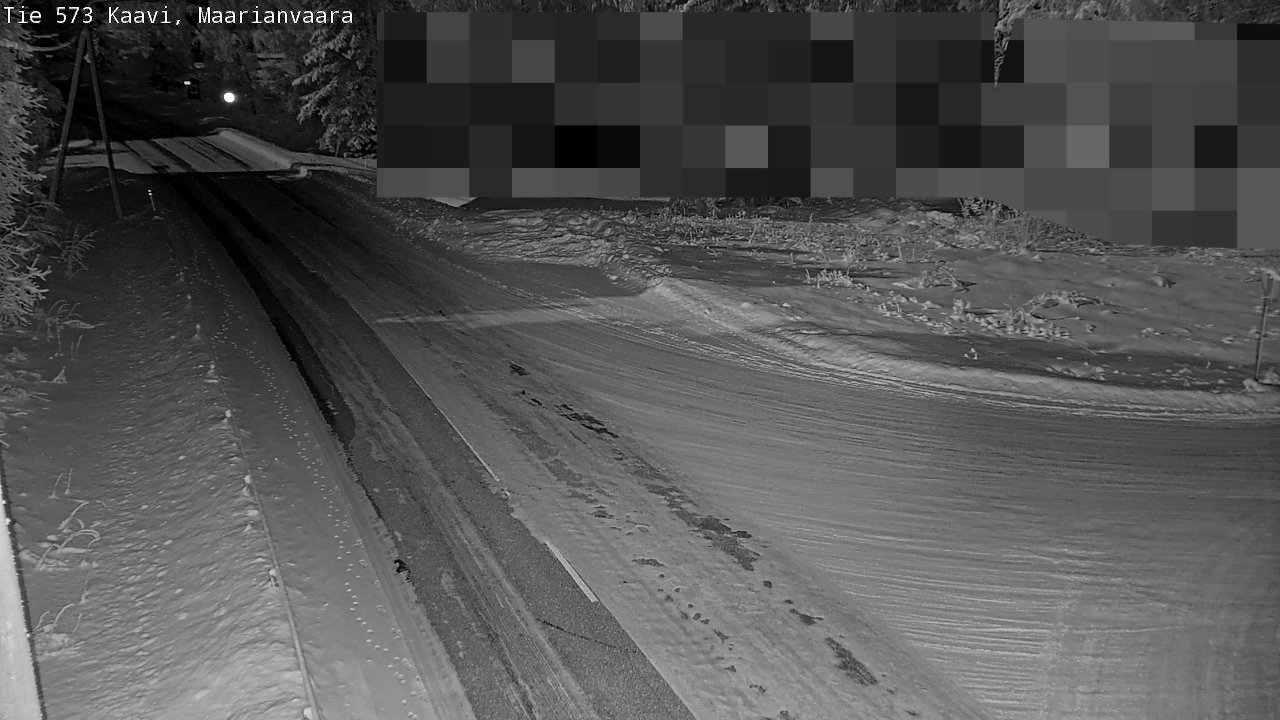 Weather Camera Image Väg 573 Kaavi, Maarianvaara, Kaavi, Pohjois-Savo