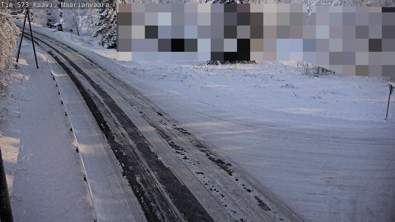 Weather Camera Image Road 573 Kaavi, Maarianvaara, Kaavi, Pohjois-Savo