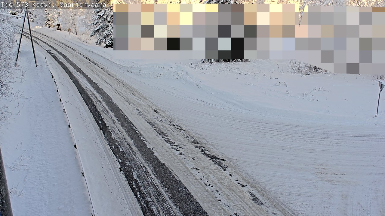 Weather Camera Image Road 573 Kaavi, Maarianvaara, Kaavi, Pohjois-Savo