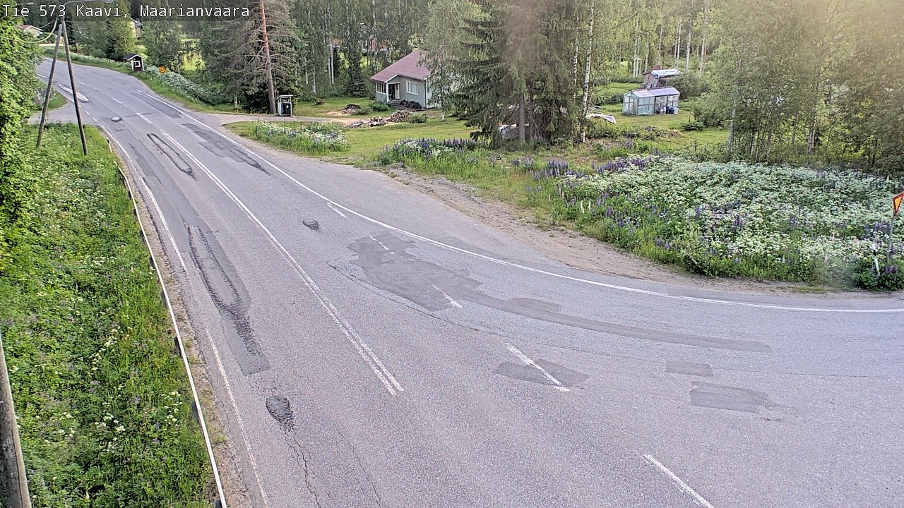 Kelikamerat Kuva Tie 573 Kaavi, Maarianvaara, Kaavi, Pohjois-Savo